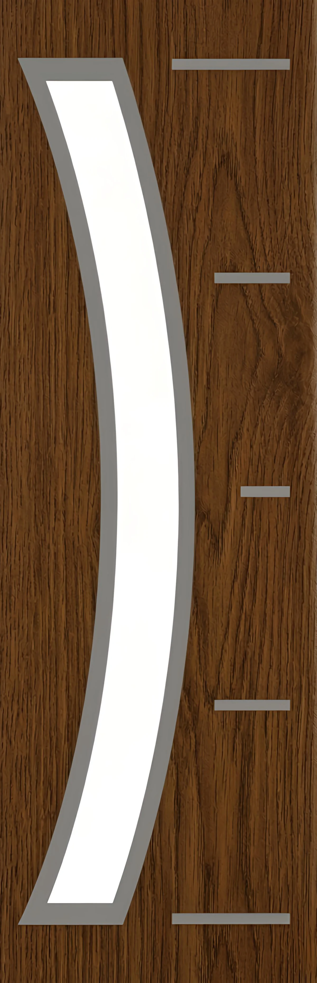 Detaliu sticlă sablată cu motiv floral