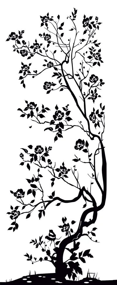 Sticlă sablată model Copac Bw 10iulie25 700x1700 - Casa Sticlei