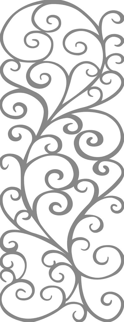 Sticlă sablată model Ft55 Cerut Wzp Curly Design - Casa Sticlei